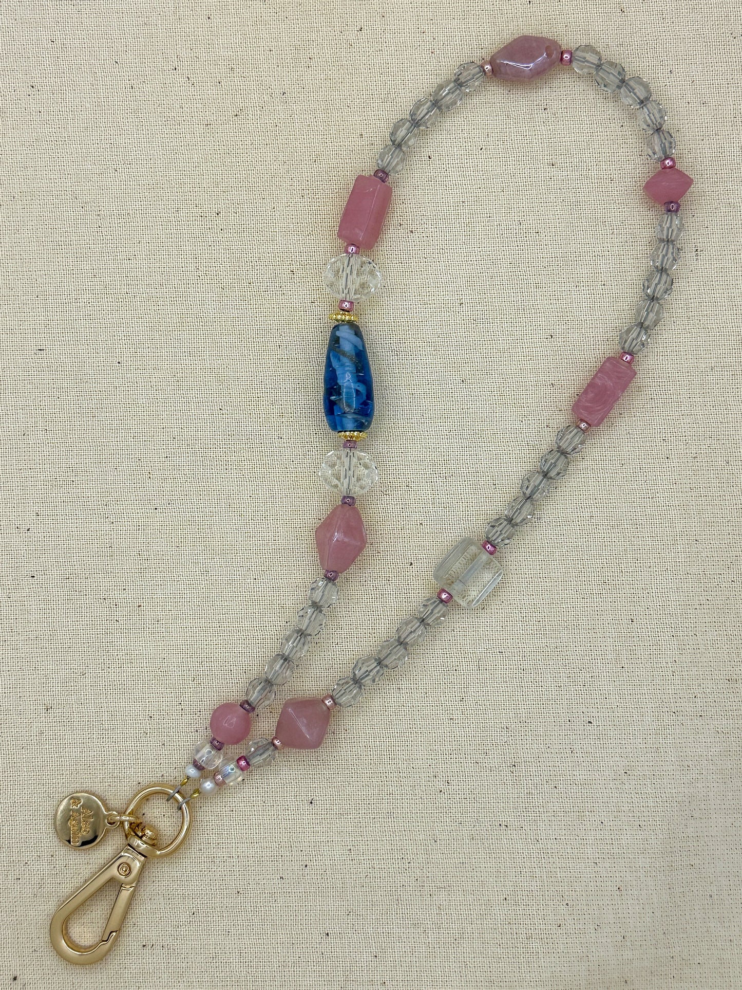 Blue Statement phone chain