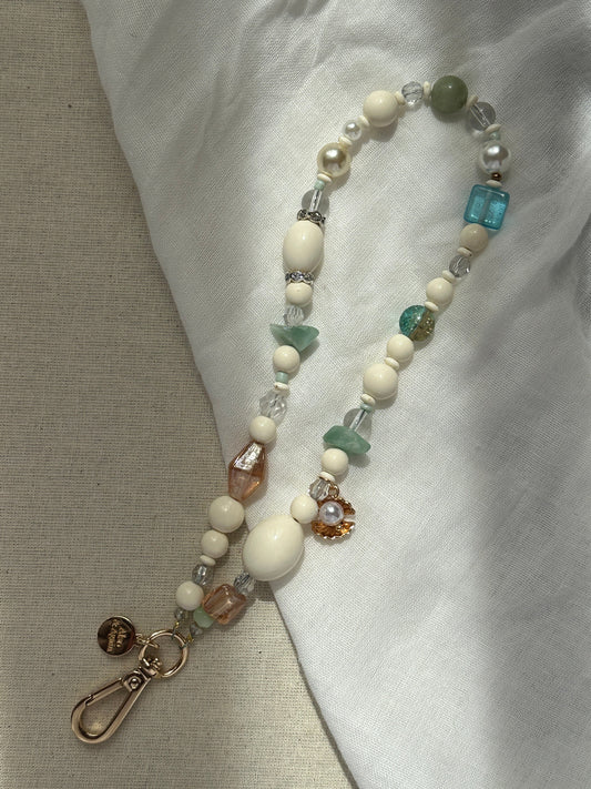 Siren Vibes with charm phone chain