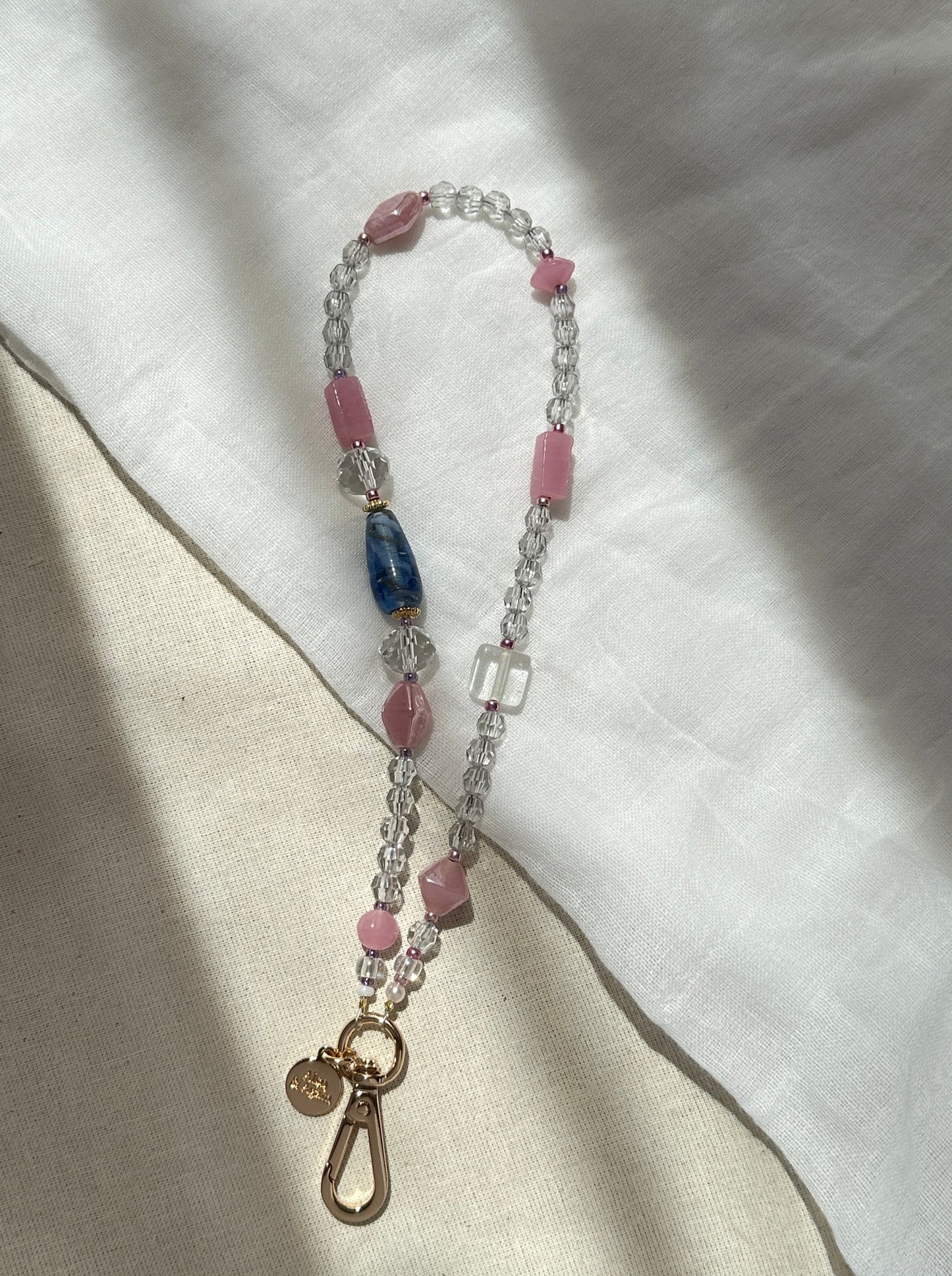 Blue Statement phone chain